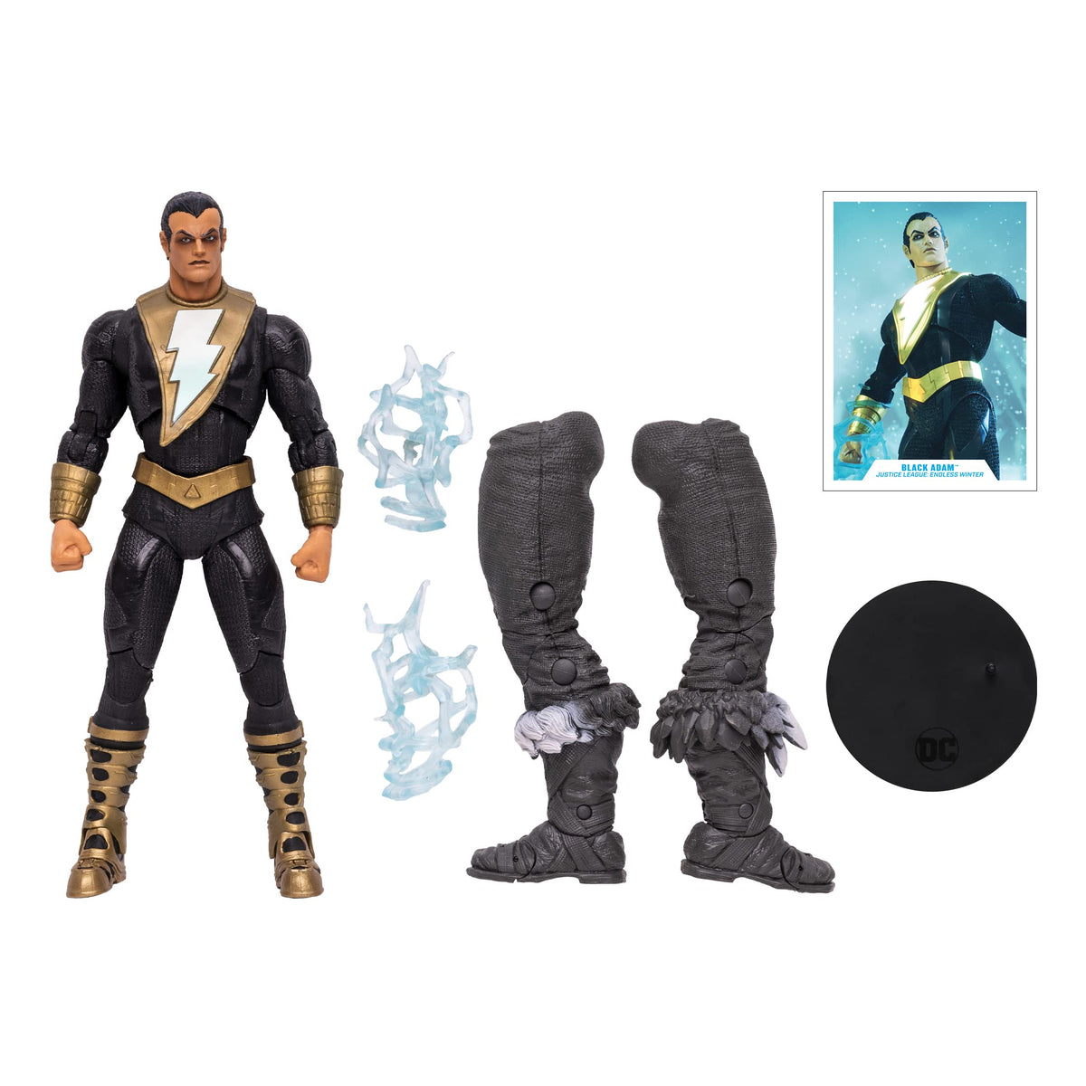 McFarlane Toys DC Multiverse Black Adam Endless Winter 7in Action Figure with Build-A Frost King