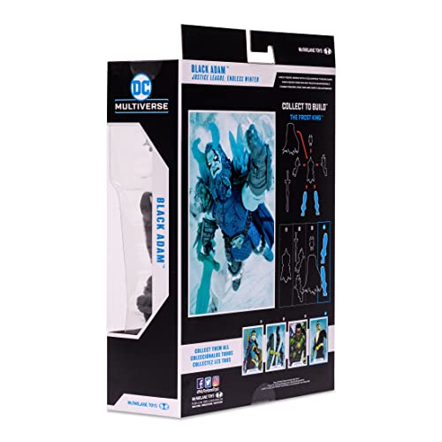 McFarlane Toys DC Multiverse Black Adam Endless Winter 7in Action Figure with Build-A Frost King