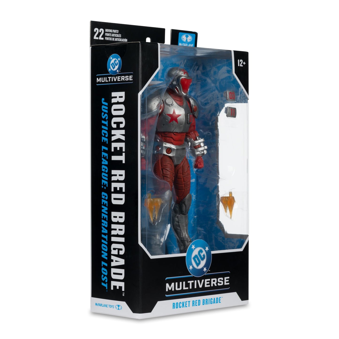 McFarlane Toys DC Multiverse Rocket Red Brigade 7in Action Figure | Justice League: Generation Lost