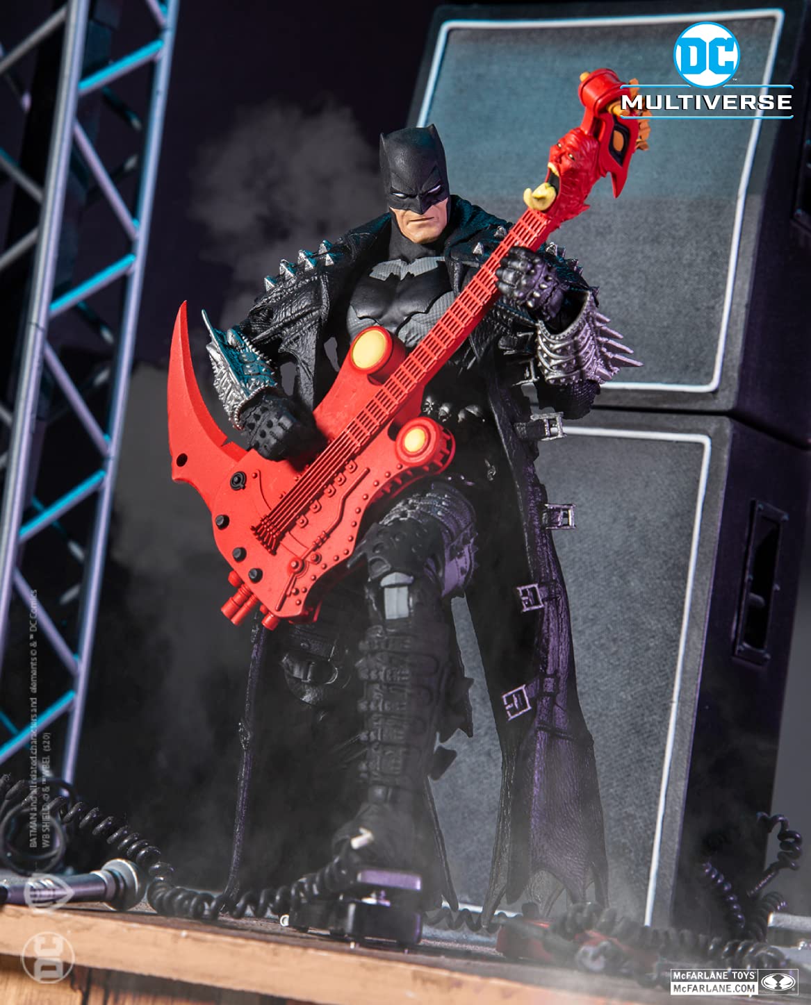 McFarlane Toys DC Multiverse Batman 7-Inch Action Figure | Death Nights: Death Metal Build-A Darkfather