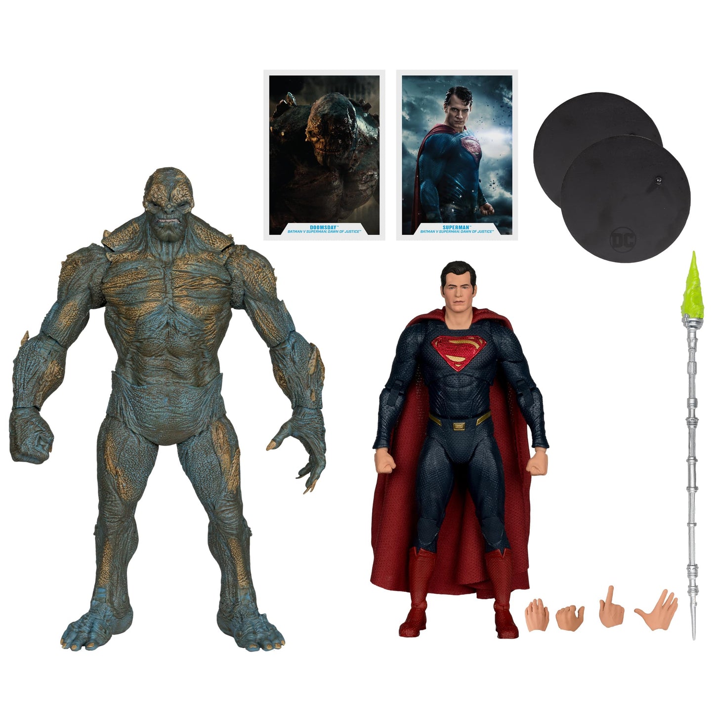McFarlane Toys DC Multiverse Doomsday & Superman 2-Pack – 7in Action Figures | Batman v Superman