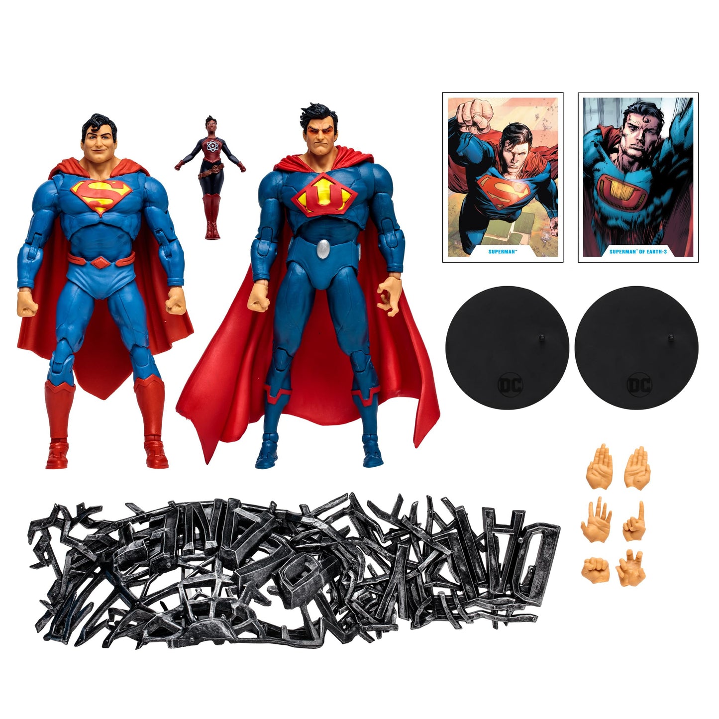 McFarlane Toys DC Multiverse: Superman vs Earth-3 with Atomica 7in Figure 2-Pack