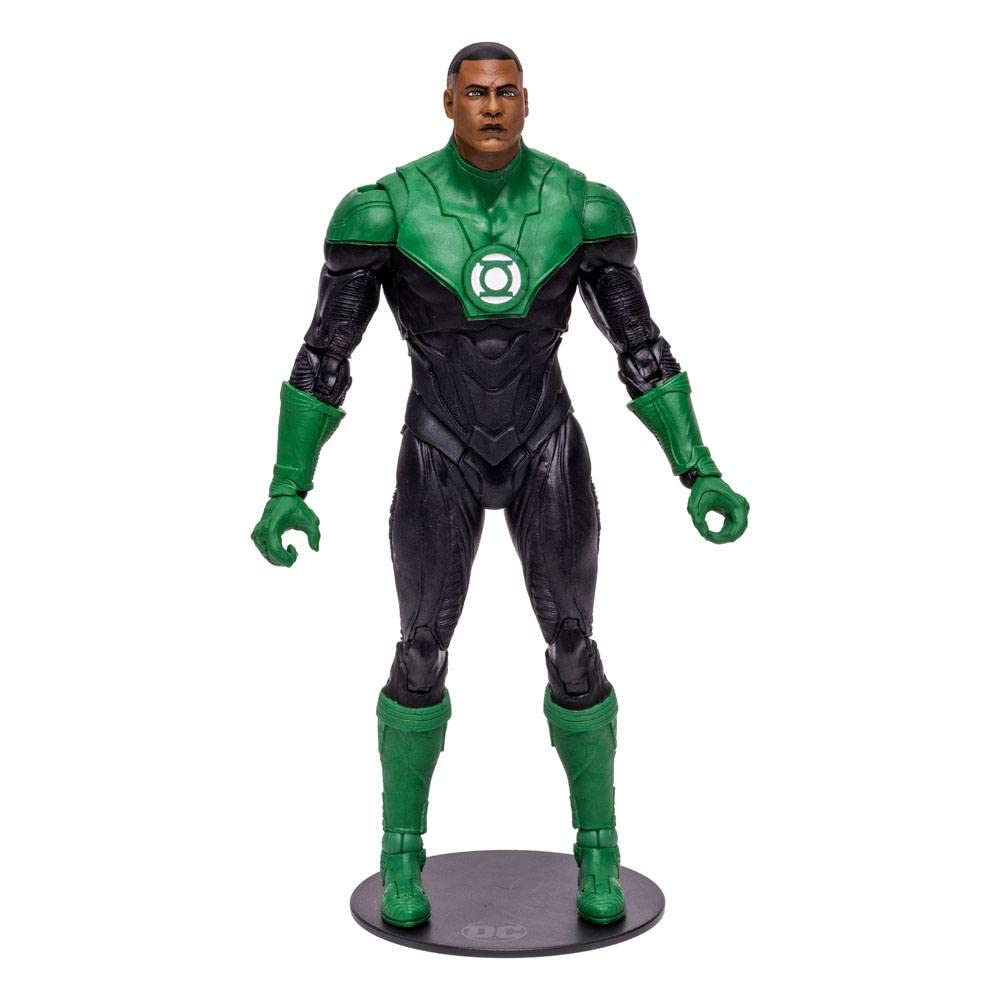 McFarlane Toys DC Multiverse Green Lantern John Stewart Endless Winter 7-Inch Action Figure + Frost King Build-A Piece