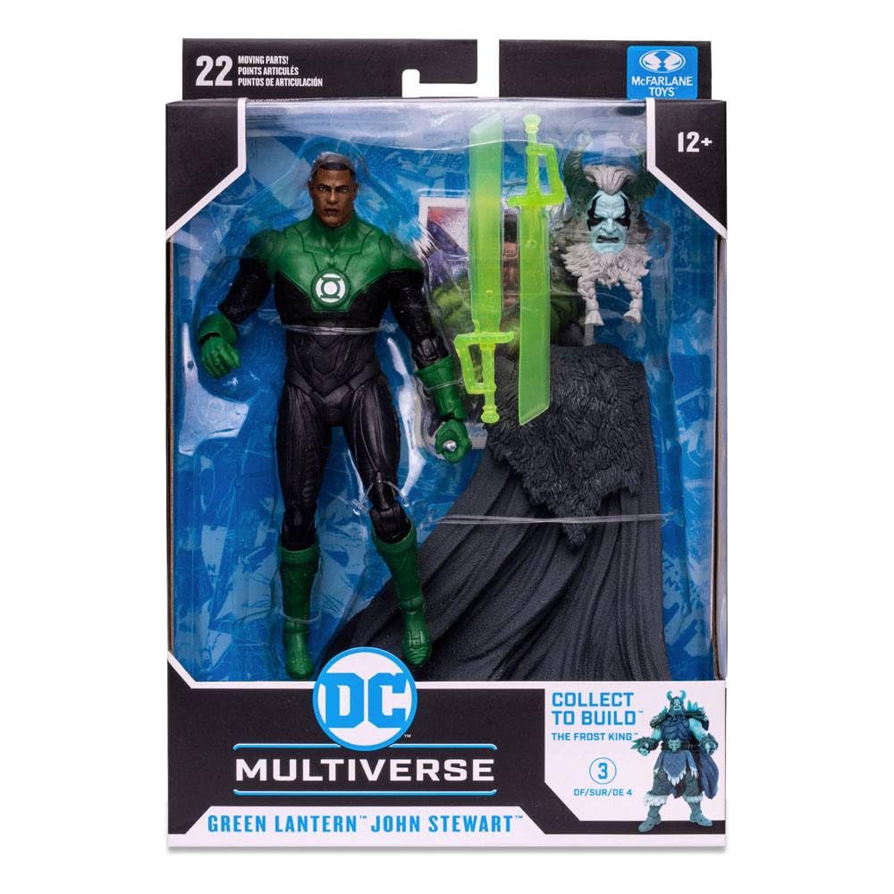 McFarlane Toys DC Multiverse Green Lantern John Stewart Endless Winter 7-Inch Action Figure + Frost King Build-A Piece