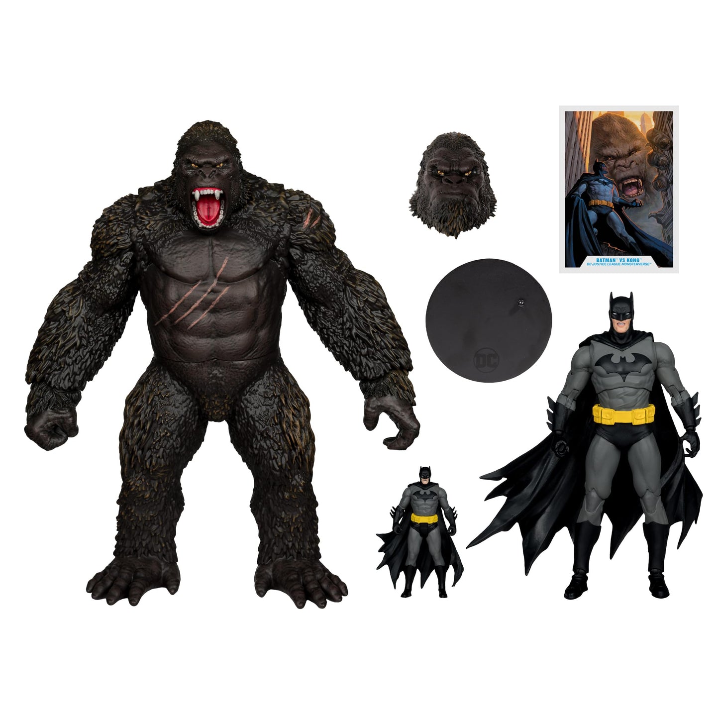 McFarlane Toys DC Multiverse Batman vs Kong 2-Pack: Justice League vs Godzilla vs Kong