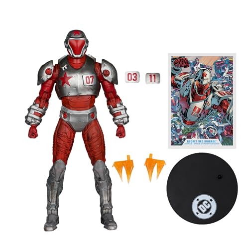 McFarlane Toys DC Multiverse Rocket Red Brigade 7in Action Figure | Justice League: Generation Lost
