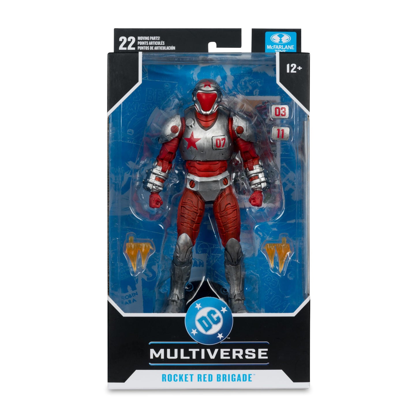 McFarlane Toys DC Multiverse Rocket Red Brigade 7in Action Figure | Justice League: Generation Lost
