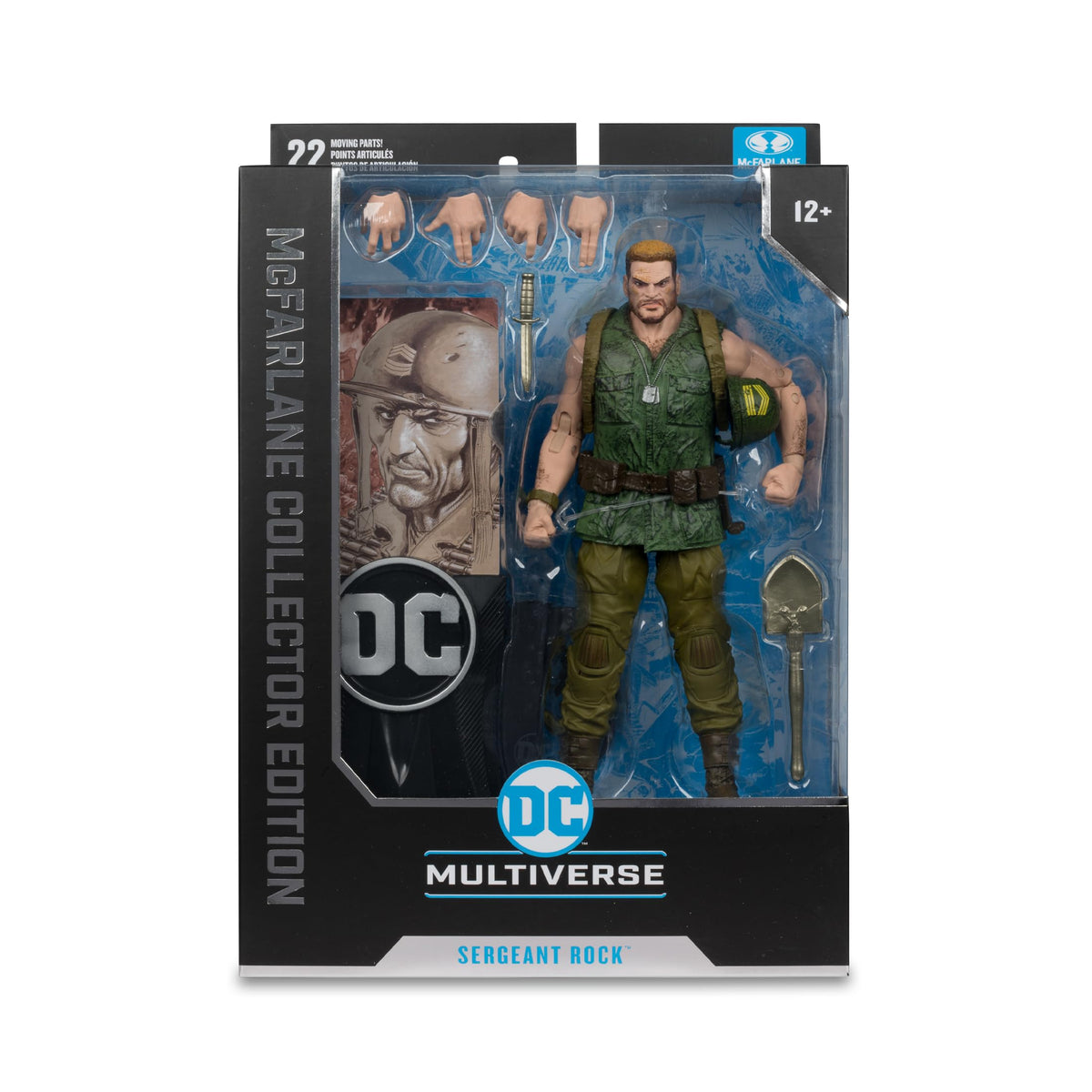 McFarlane Toys DC Multiverse Sergeant Rock (DC Classic) 7-inch Figure – Collector Edition #14 (Style May Vay)