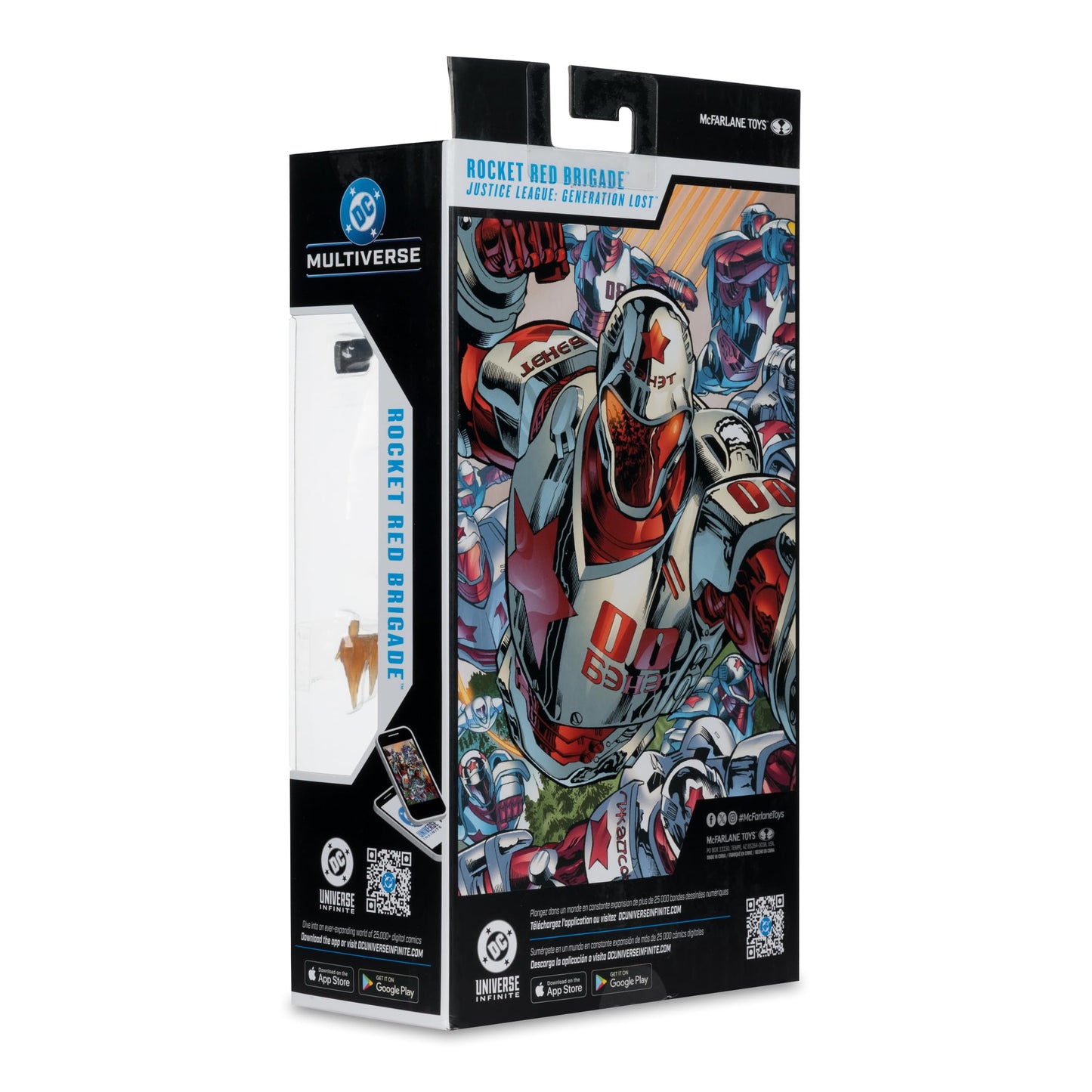 McFarlane Toys DC Multiverse Rocket Red Brigade 7in Action Figure | Justice League: Generation Lost
