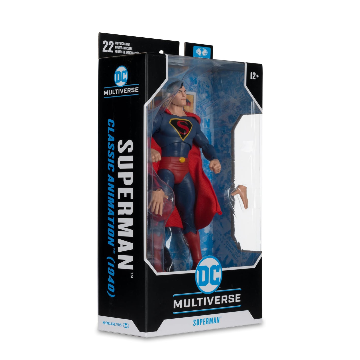 McFarlane Toys DC Multiverse Superman 7in Action Figure — 1940s Animation Edition