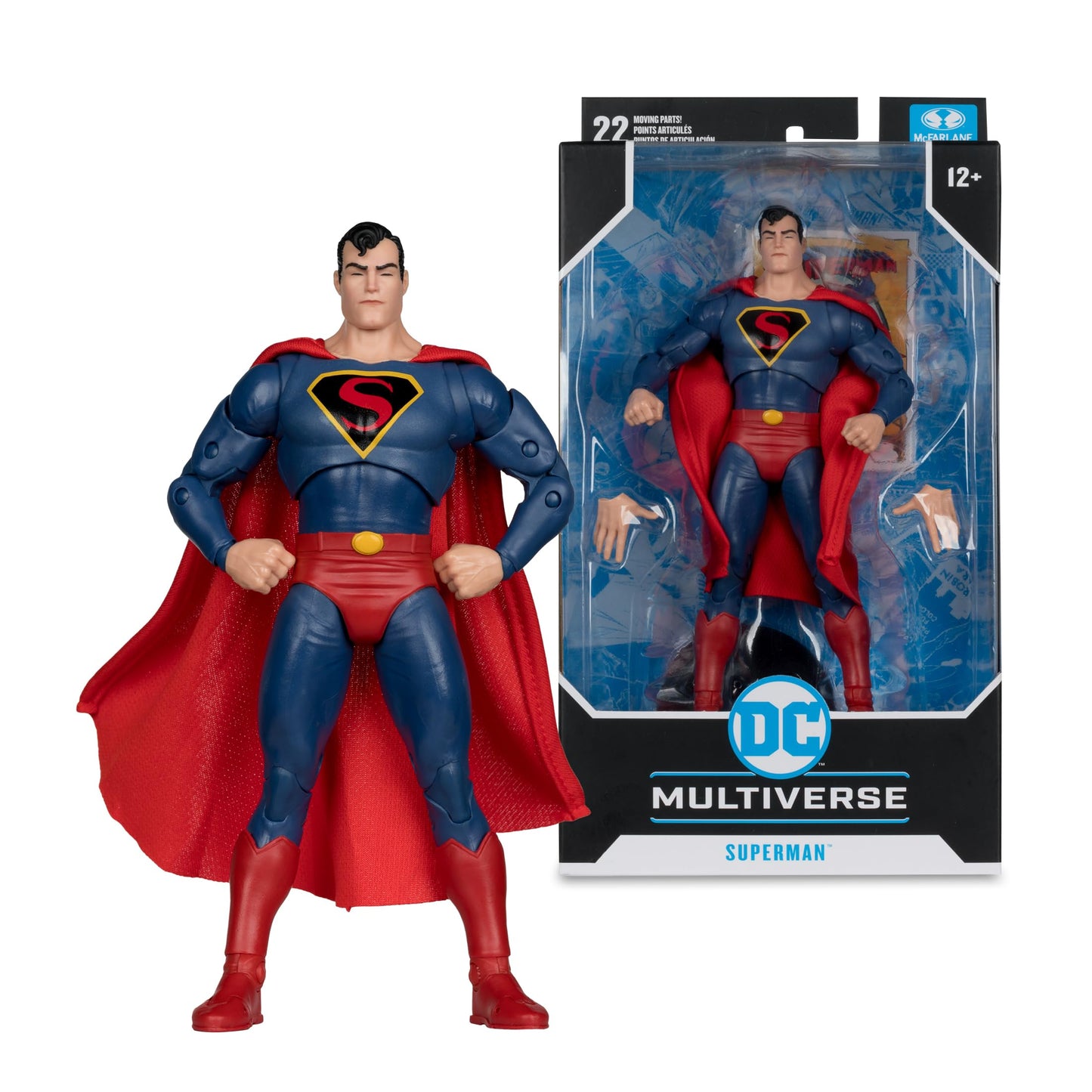 McFarlane Toys DC Multiverse Superman 7in Action Figure — 1940s Animation Edition