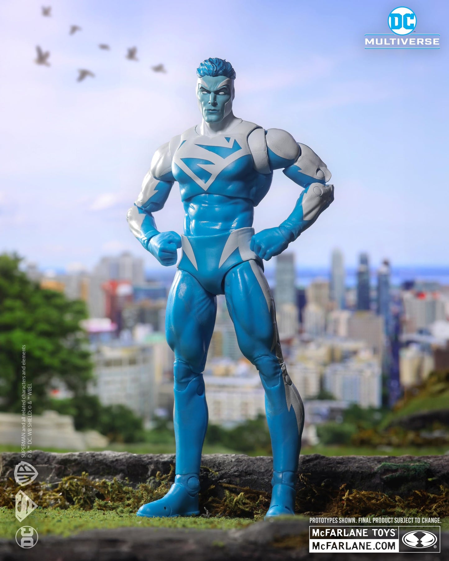 McFarlane Toys DC Multiverse Superman (JLA) 7-Inch Build-A Figure | Collectible Action Figure