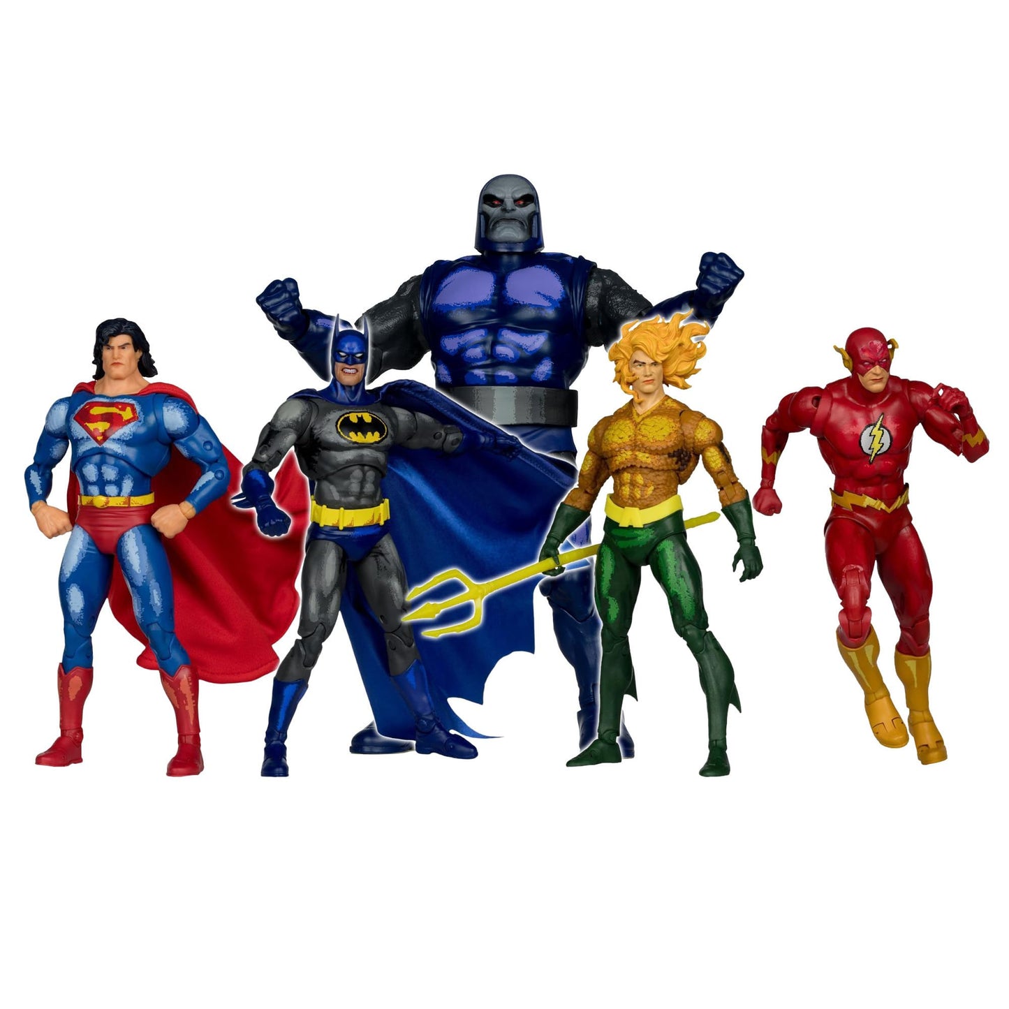 McFarlane Toys DC Multiverse Justice League Task Force 7-Inch Build-A Superman Bundle (Flash, Aquaman & Batman)