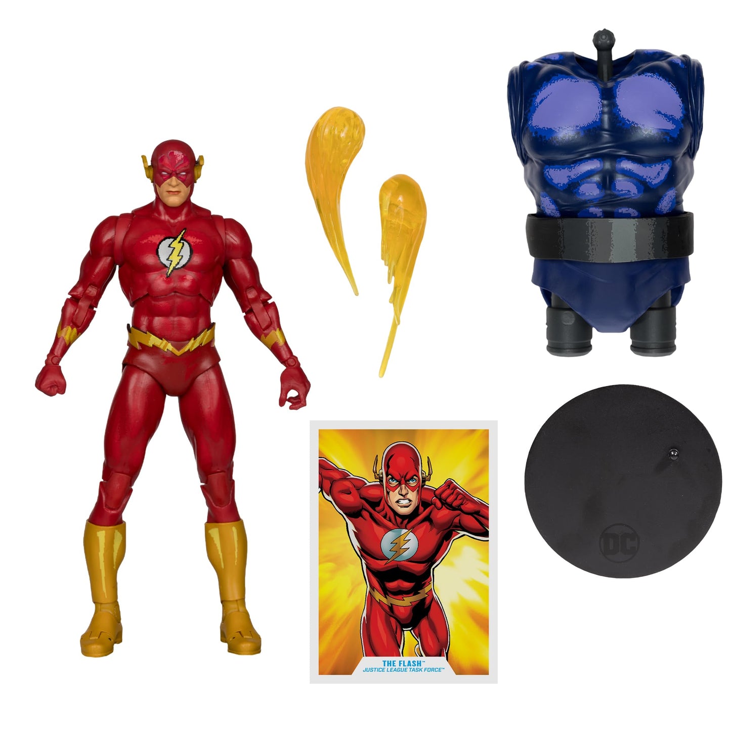 McFarlane Toys DC Multiverse The Flash (Justice League Task Force) 7in Build-A Figure