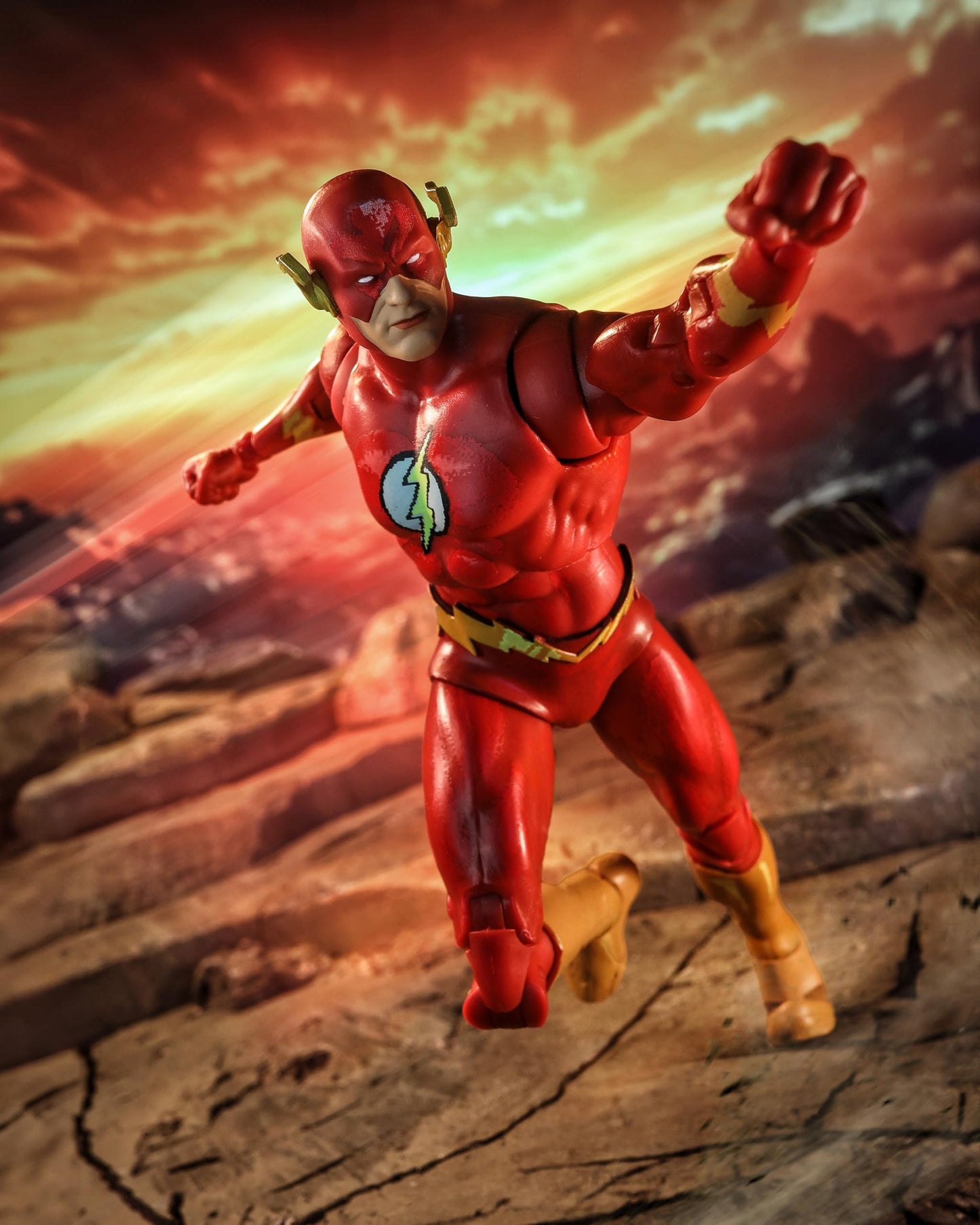 McFarlane Toys DC Multiverse The Flash (Justice League Task Force) 7in Build-A Figure