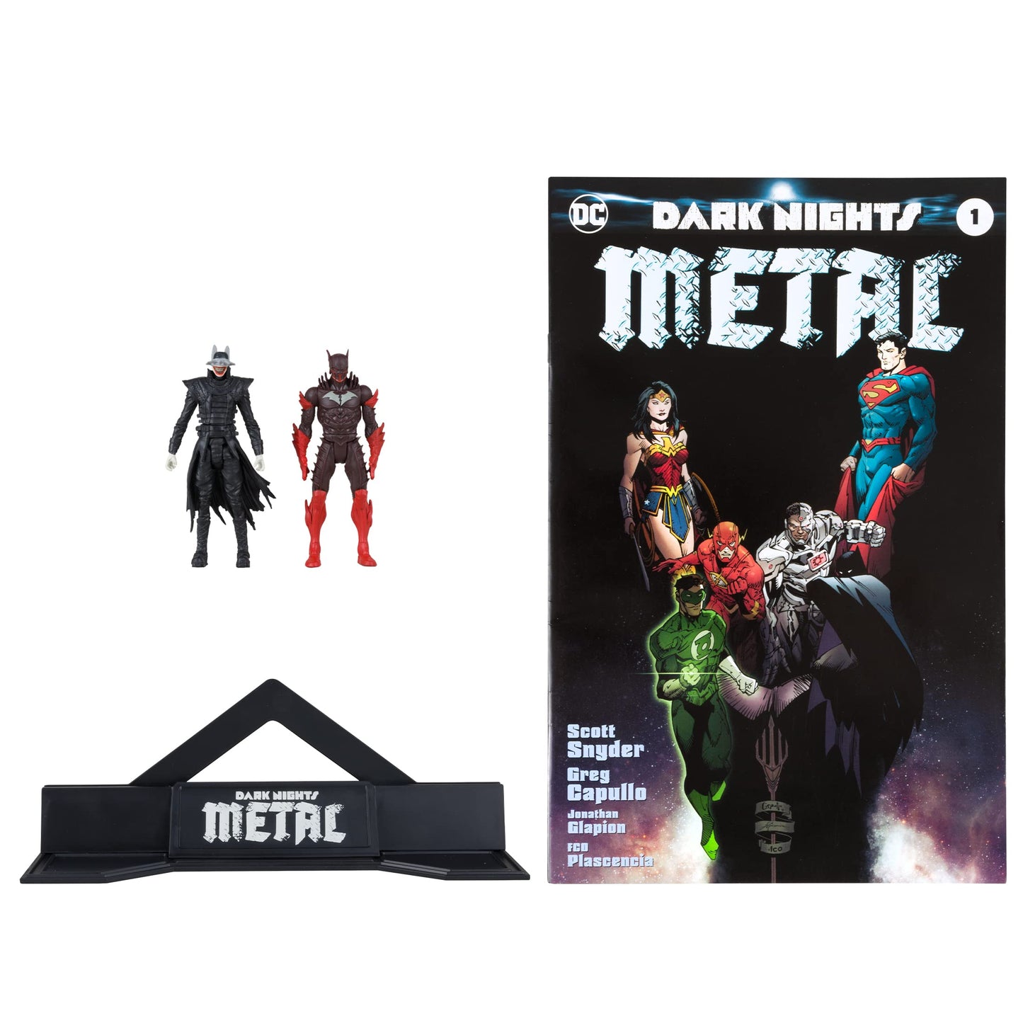 McFarlane Toys DC Page Punchers 2pk Batman Who Laughs & Red Death – 3-inch Figures