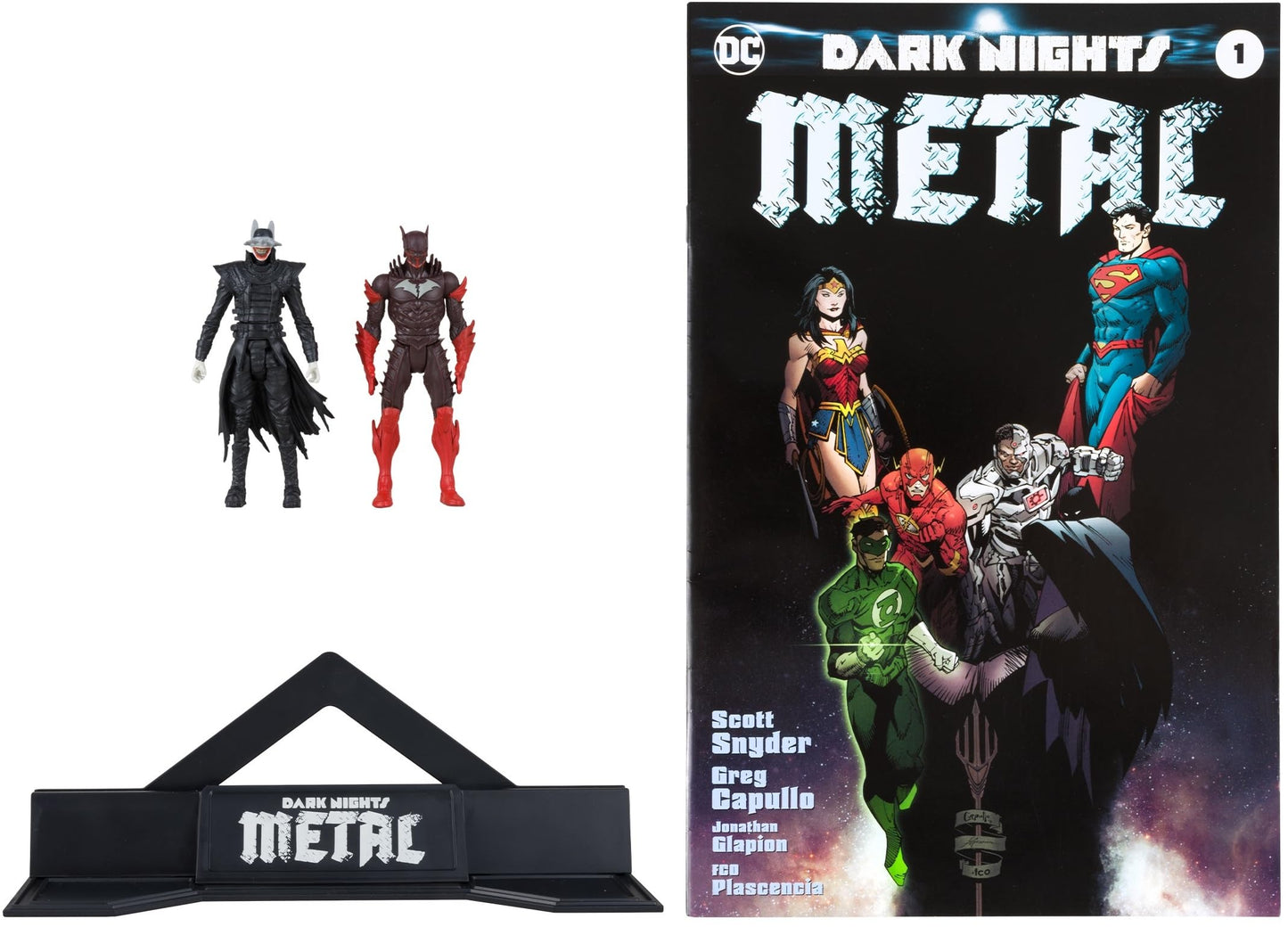 McFarlane Toys DC Page Punchers 2pk Batman Who Laughs & Red Death – 3-inch Figures