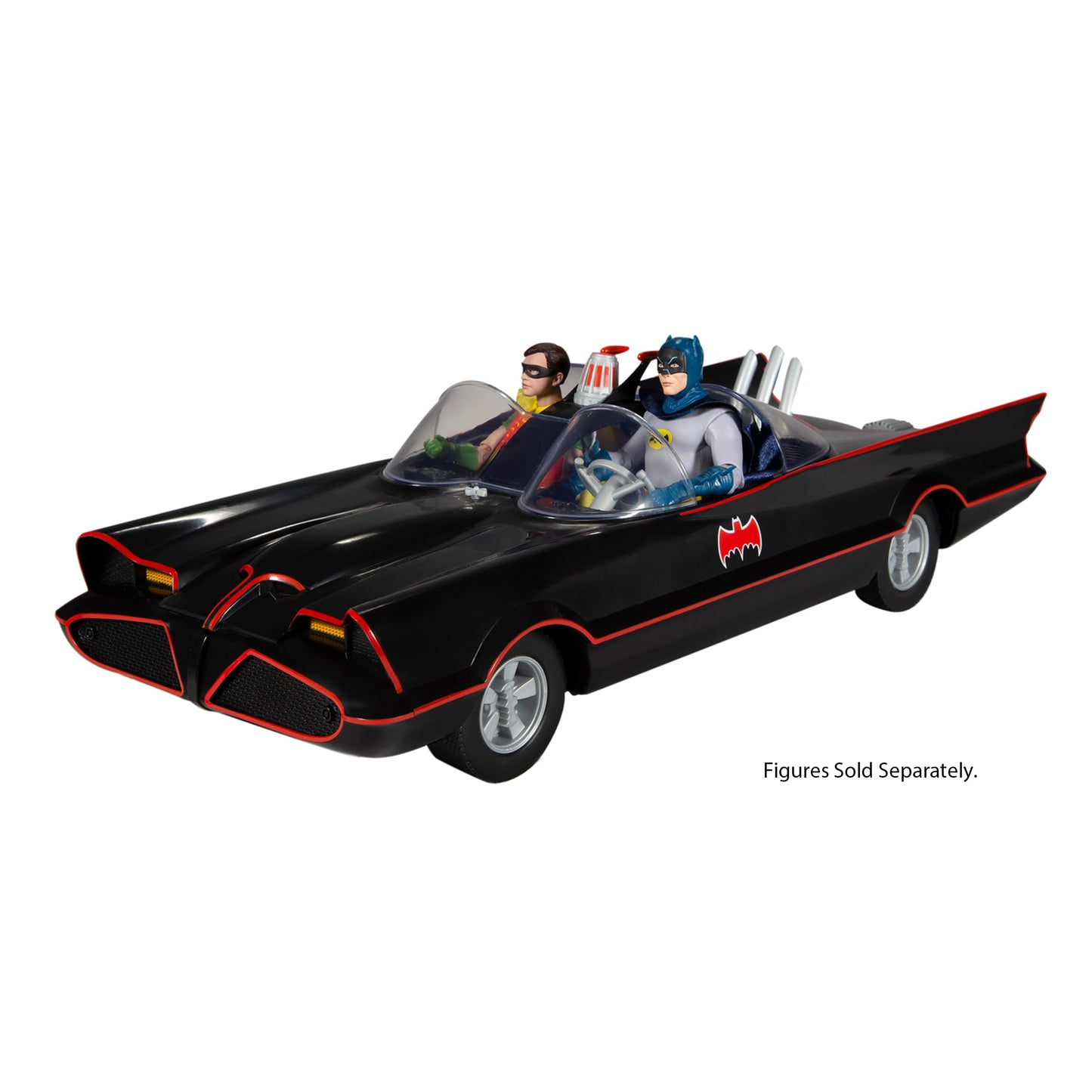 McFarlane Toys DC Retro Batmobile (Batman 66') Vehicle – Classic 1960s Display Model