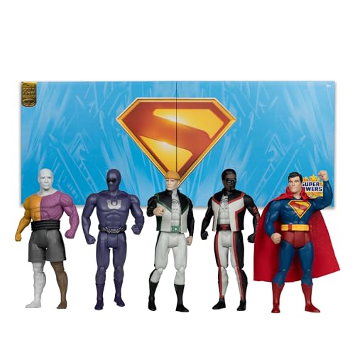 McFarlane Toys DC Super Powers Superman Movie 5-Pack Bundle – Gold Label
