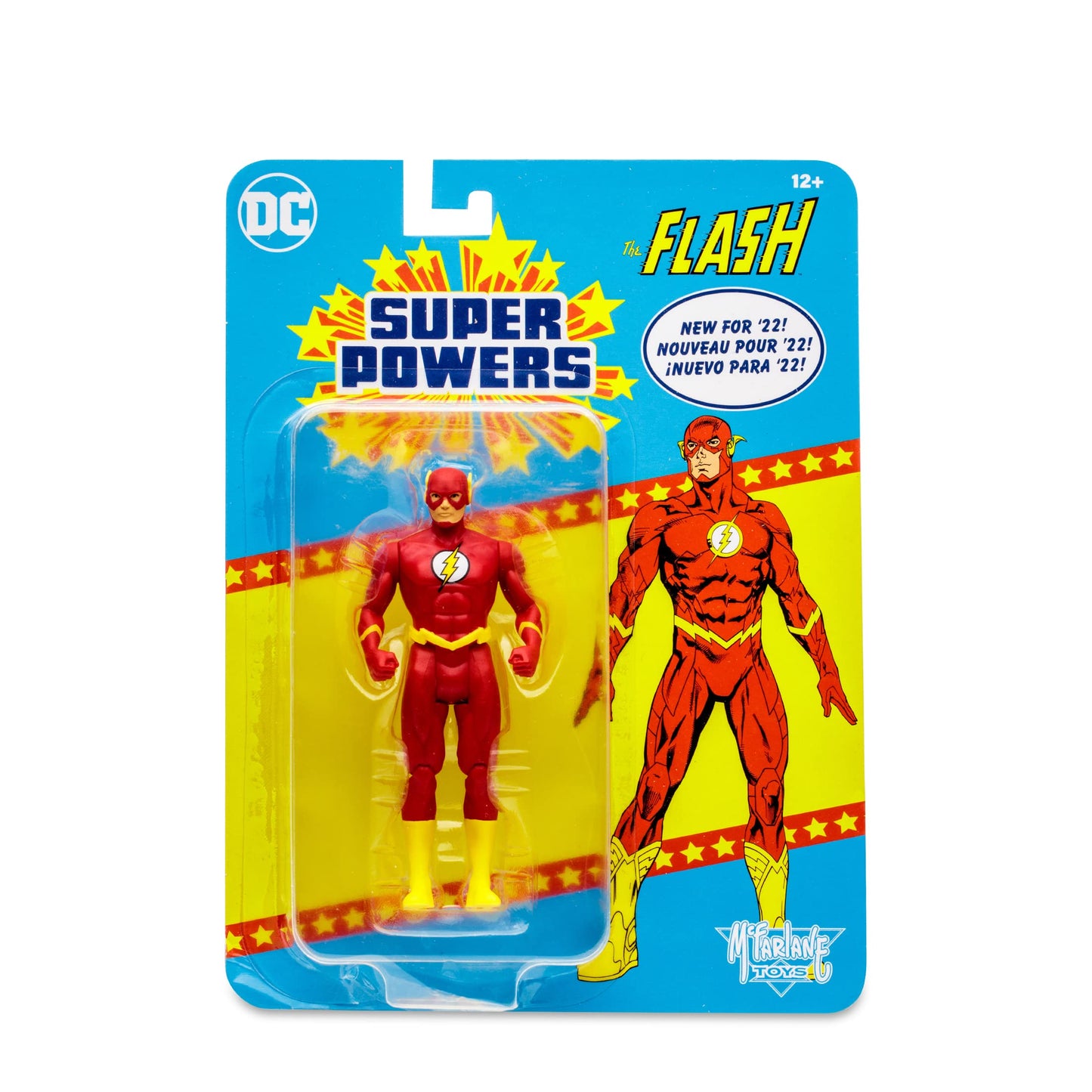 McFarlane Toys DC Super Powers The Flash Action Figure – 5-Inch Classic Nostalgia