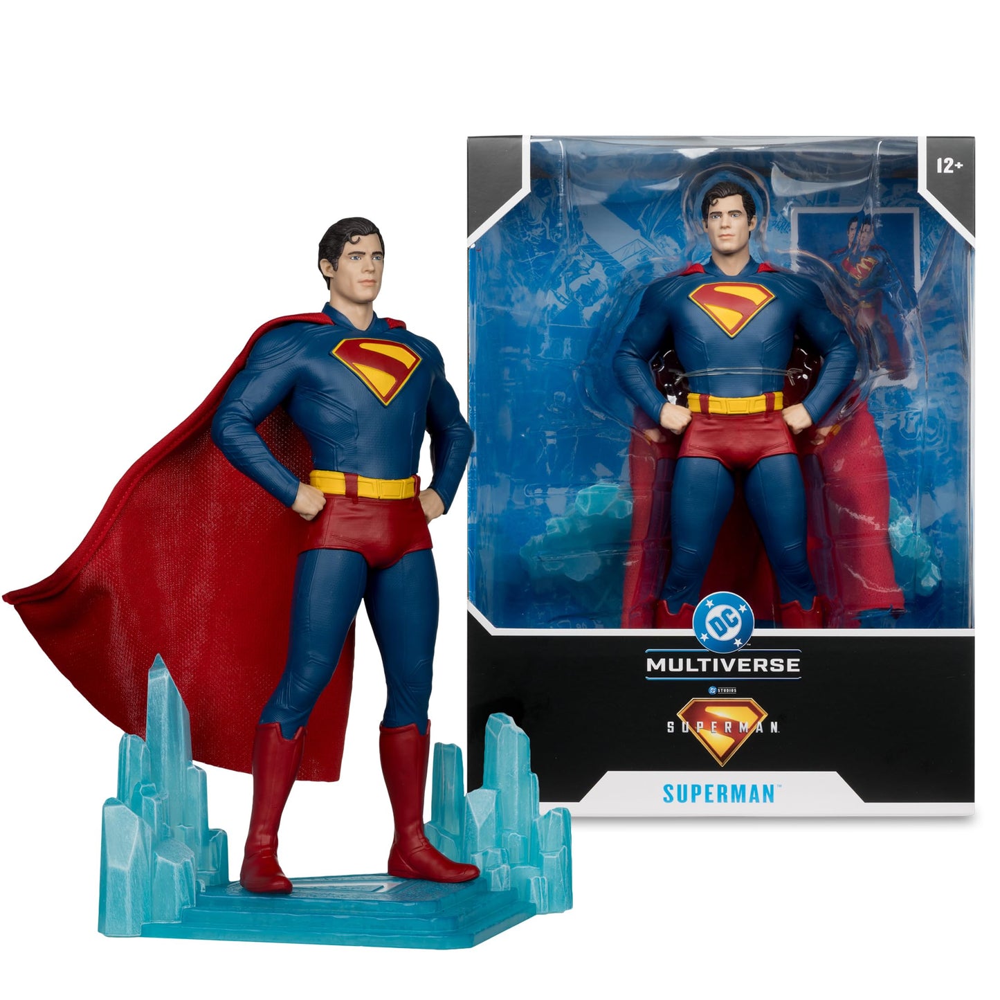 McFarlane Toys DC Theatrical 12in Superman Figure – Movie-Accurate Statue