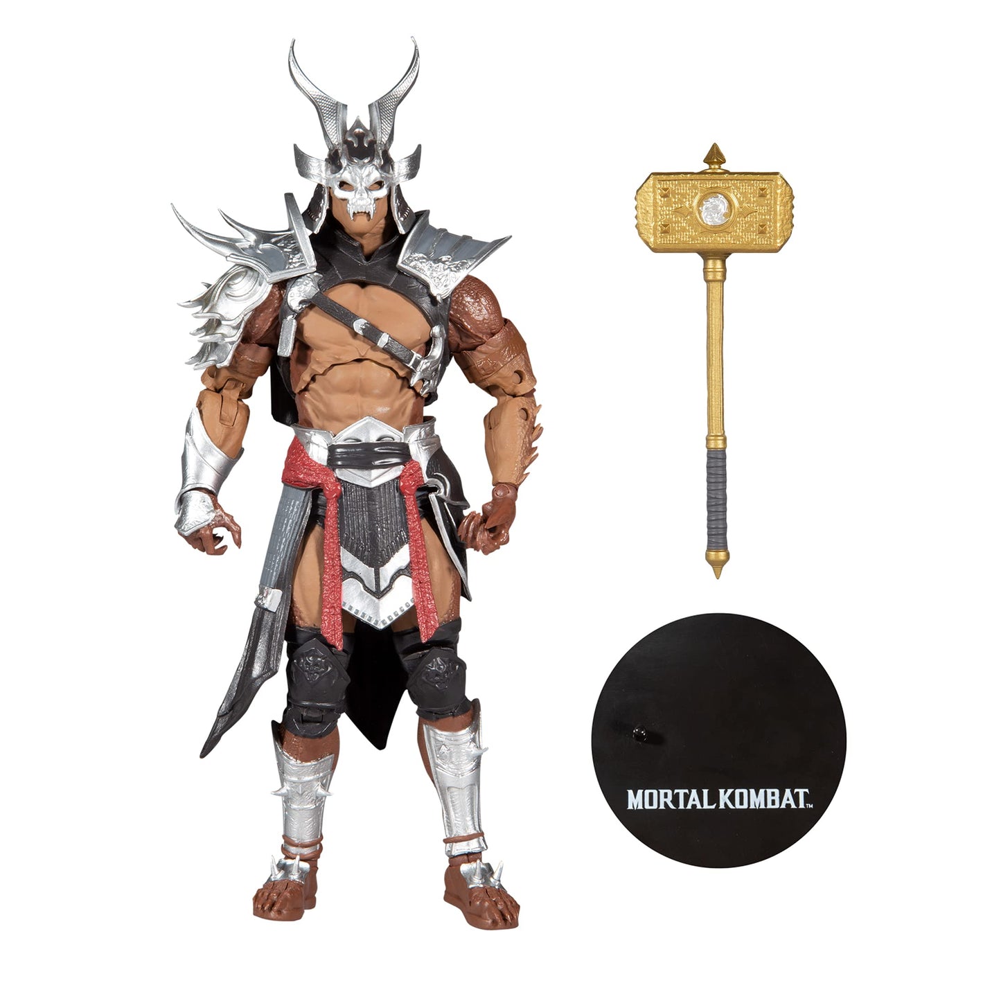 McFarlane Toys Mortal Kombat Shao Kahn (Platinum Kahn) 7\" Action Figure