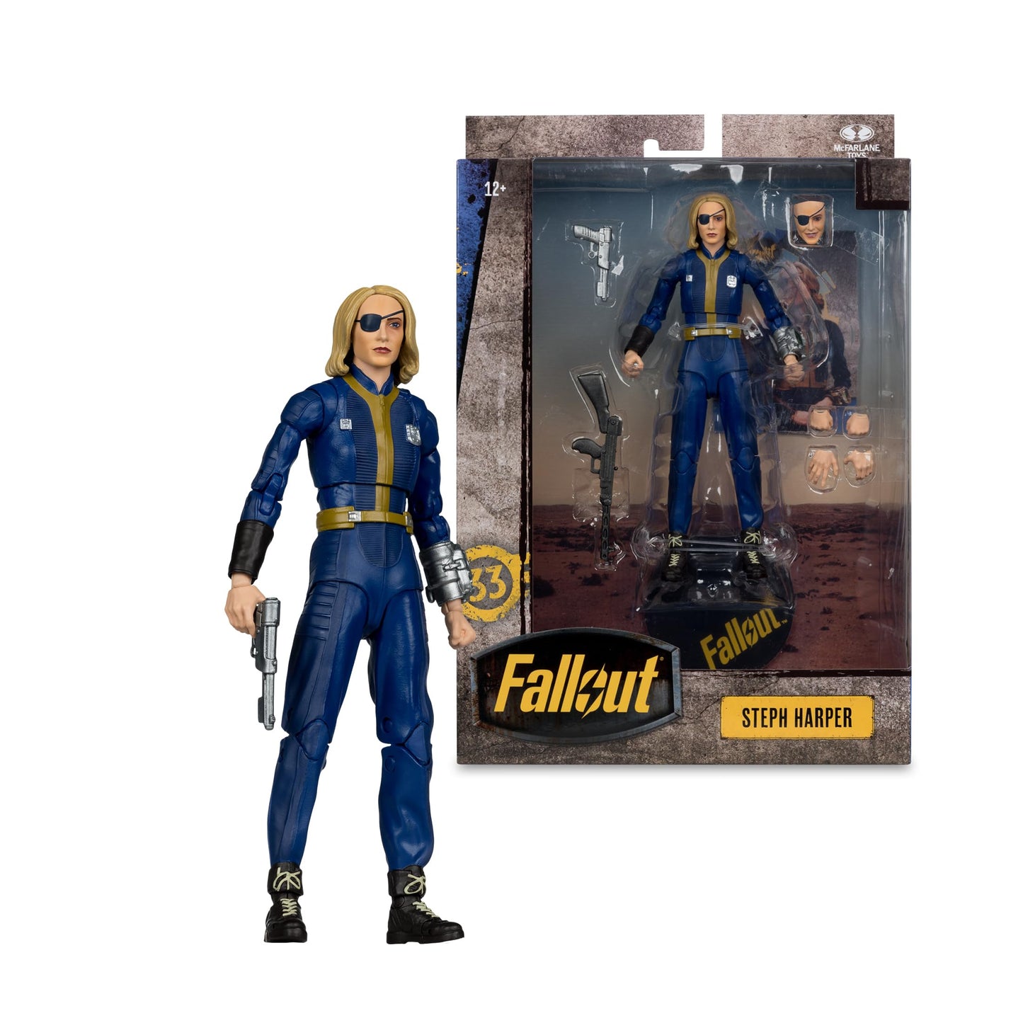 McFarlane Toys Fallout Steph Harper 7-In Deluxe Action Figure – Ultra Articulation & Accessories