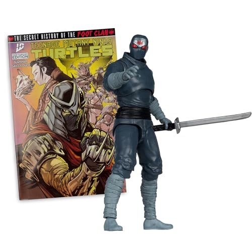 McFarlane Toys Foot Soldier 5in Figure – TMNT Page Punchers with Exclusive Comic