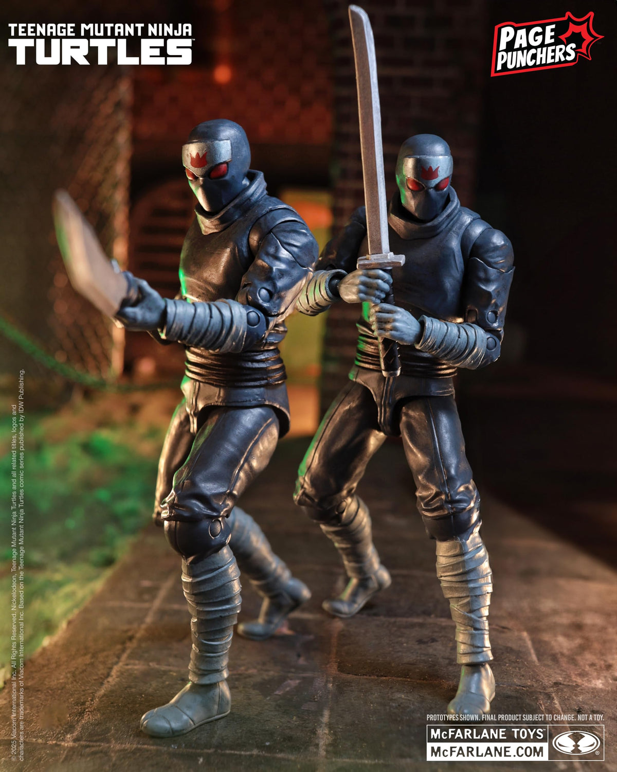 McFarlane Toys Foot Soldier 5in Figure – TMNT Page Punchers with Exclusive Comic