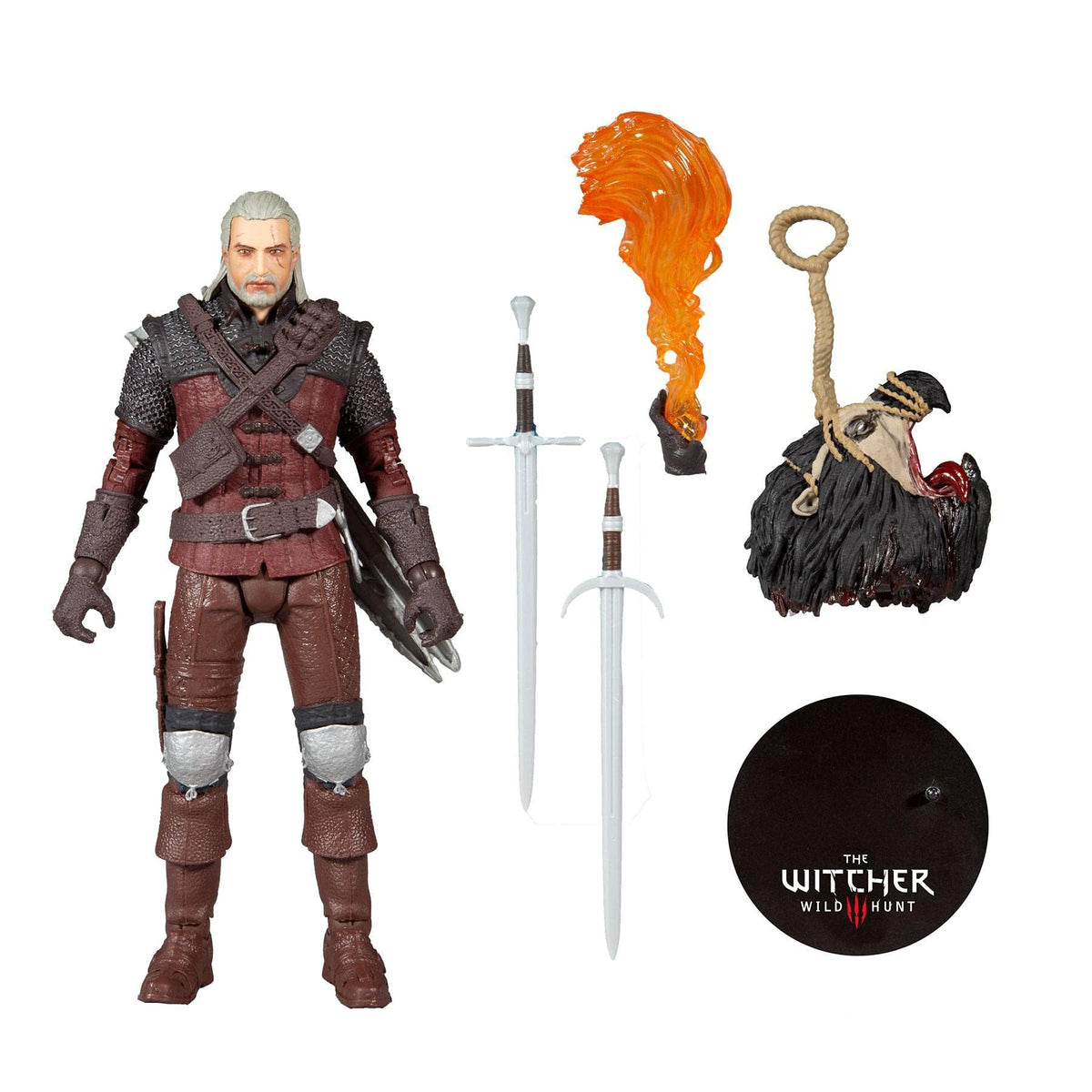 McFarlane Toys The Witcher Geralt of Rivia (Wolf Armor) 7-Inch Action Figure