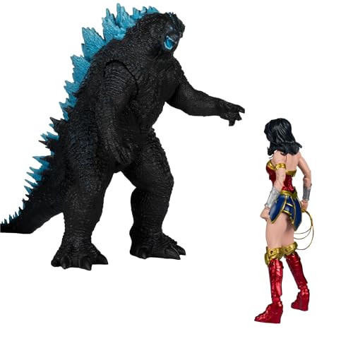 McFarlane Toys DC Multiverse Wonder Woman vs Godzilla 2-Pack – Justice League vs Monsterverse