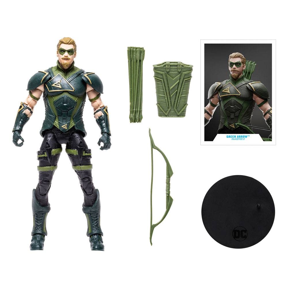 McFarlane Toys DC Multiverse Green Arrow 7in Action Figure – Injustice 2 Outfit