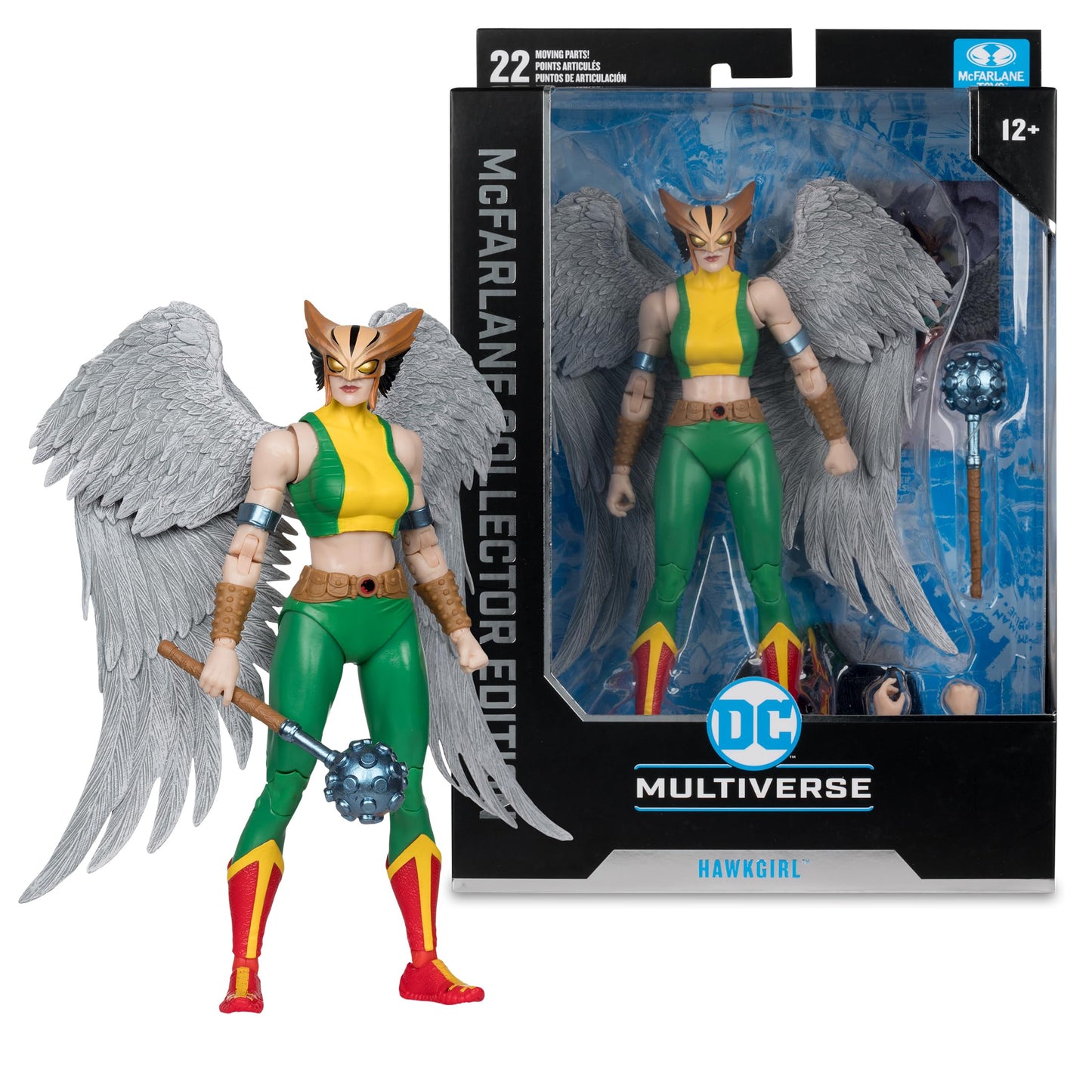 McFarlane Toys DC Multiverse Hawkgirl (Justice League of America) 7in Action Figure – Collector Edition #36
