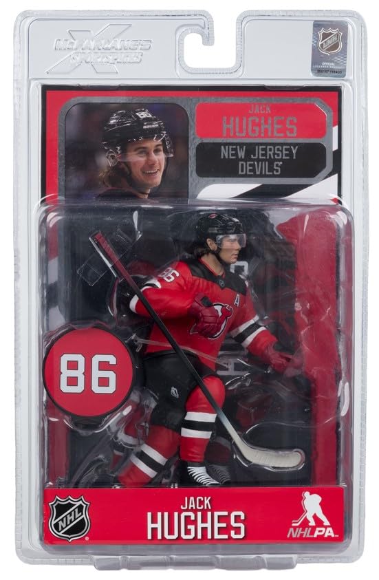McFarlane Toys Jack Hughes 7in Posed Figure – New Jersey Devils | SportsPicks