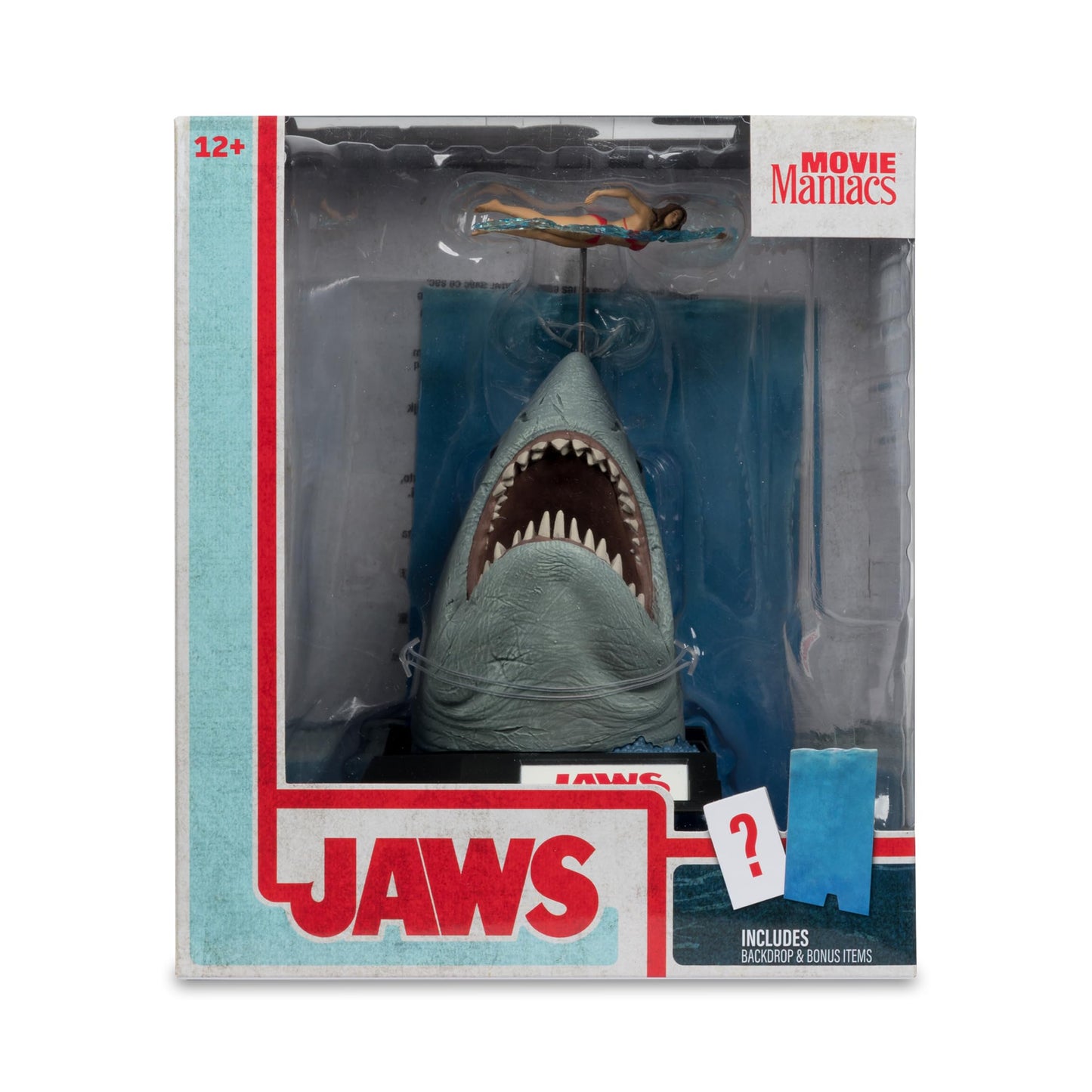McFarlane Toys Jaws (50th Anniversary) 6in Posed Figure - Collectible Movie Maniacs