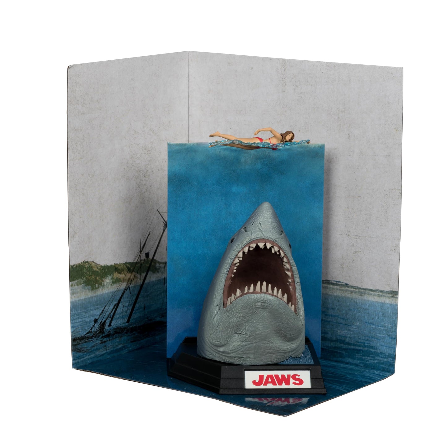 McFarlane Toys Jaws (50th Anniversary) 6in Posed Figure - Collectible Movie Maniacs