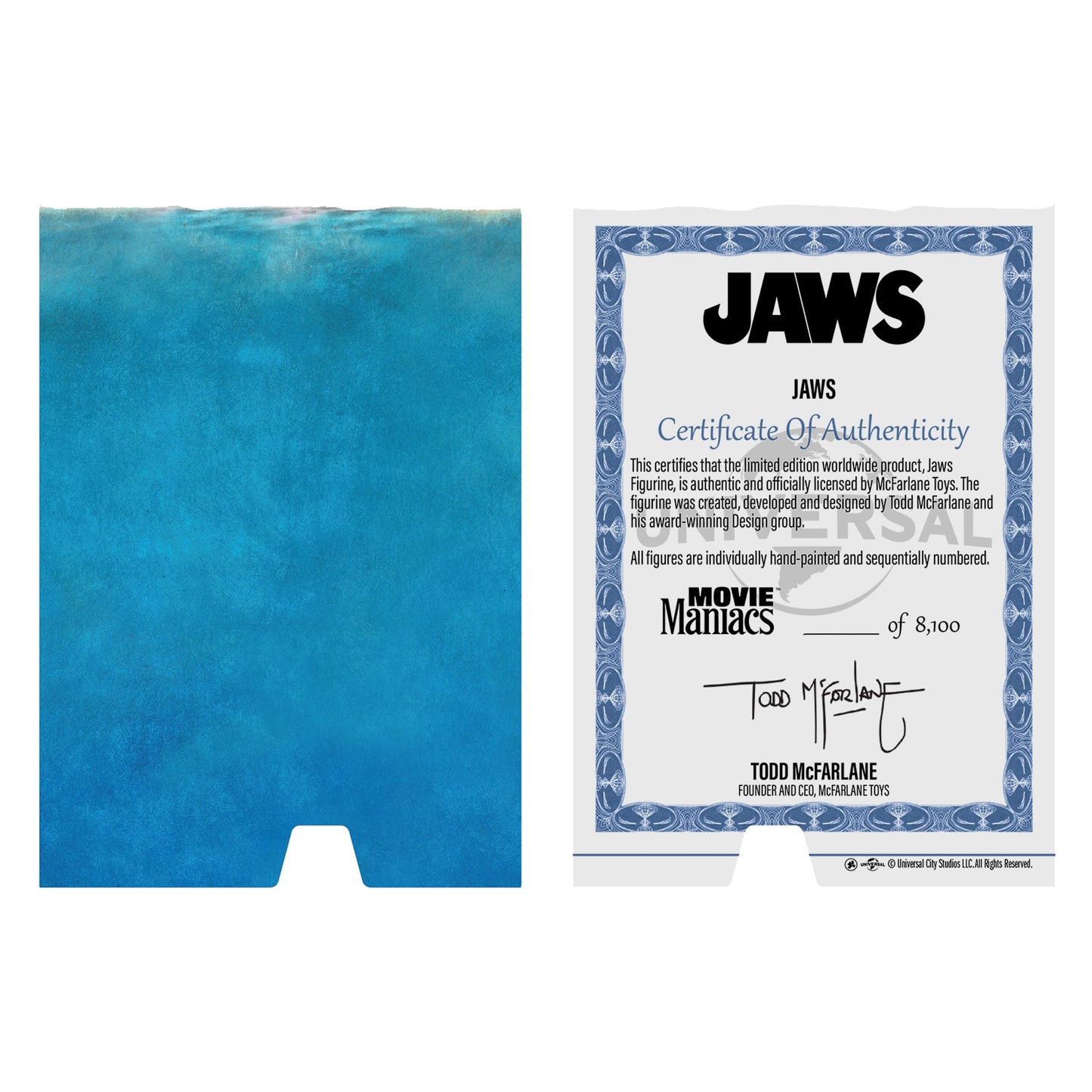 McFarlane Toys Jaws (50th Anniversary) 6in Posed Figure - Collectible Movie Maniacs