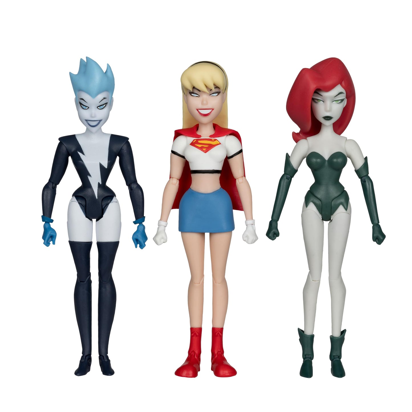 McFarlane Toys The New Batman Adventures Poison Ivy Live Wire Supergirl 3pk Gold Label – Girls' Night Out