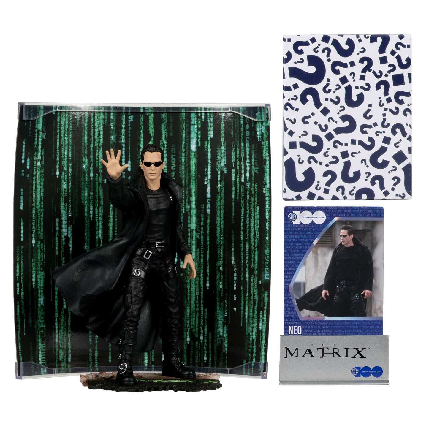 McFarlane Toys Movie Maniacs Neo (The Matrix) 6in Figure – Limited Edition with Backdrop & COA