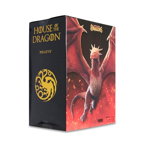 McFarlane Toys House of the Dragon Meleys Dragon Figure – 9-Inch Display Model