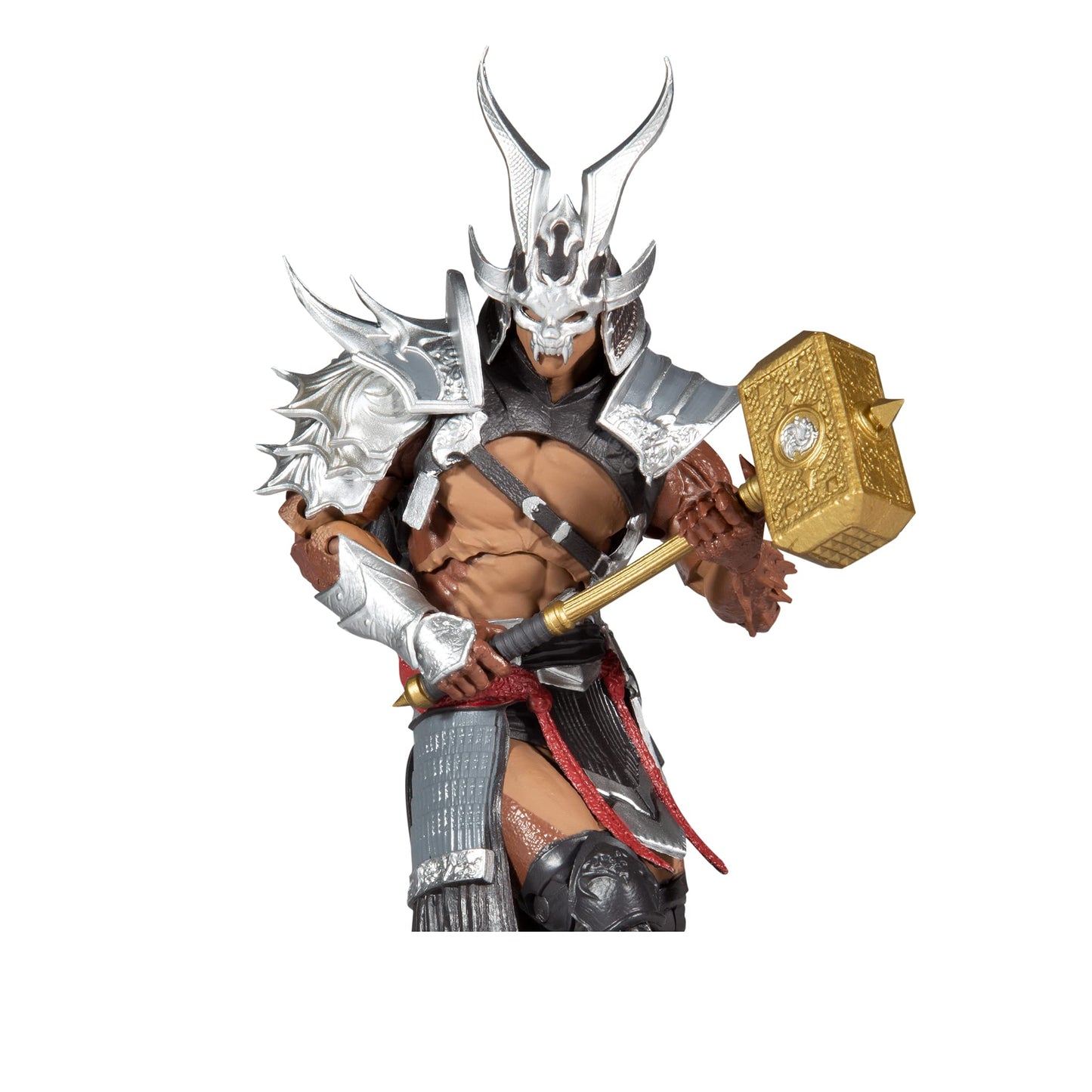 McFarlane Toys Mortal Kombat Shao Kahn (Platinum Kahn) 7\" Action Figure