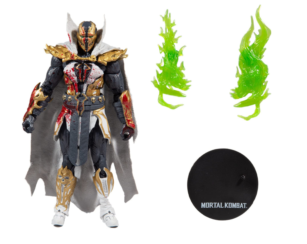 McFarlane Toys Mortal Kombat Malefik Spawn Bloody Disciple 7-Inch Figure – Ultra Articulation & Accessories
