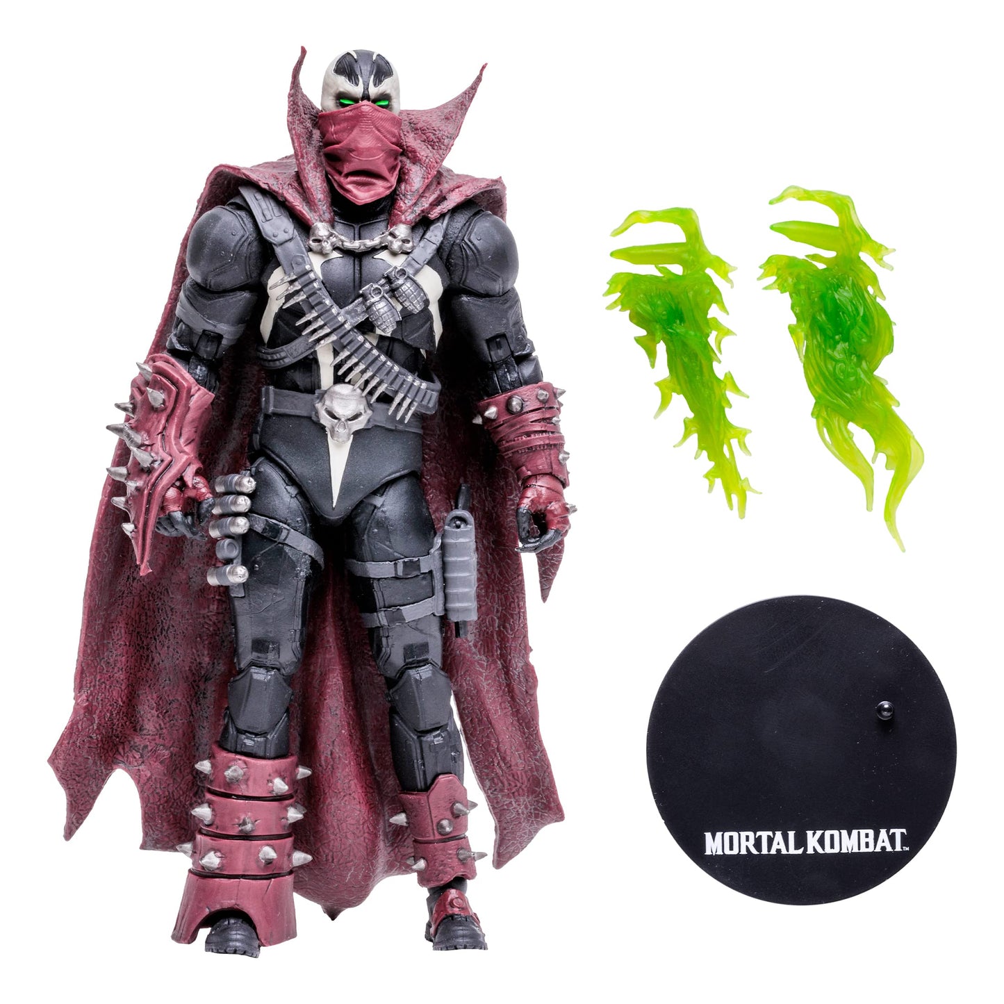 McFarlane Toys Mortal Kombat 7in Commando Spawn Figure | Ultra Articulation, Dark Ages Skin