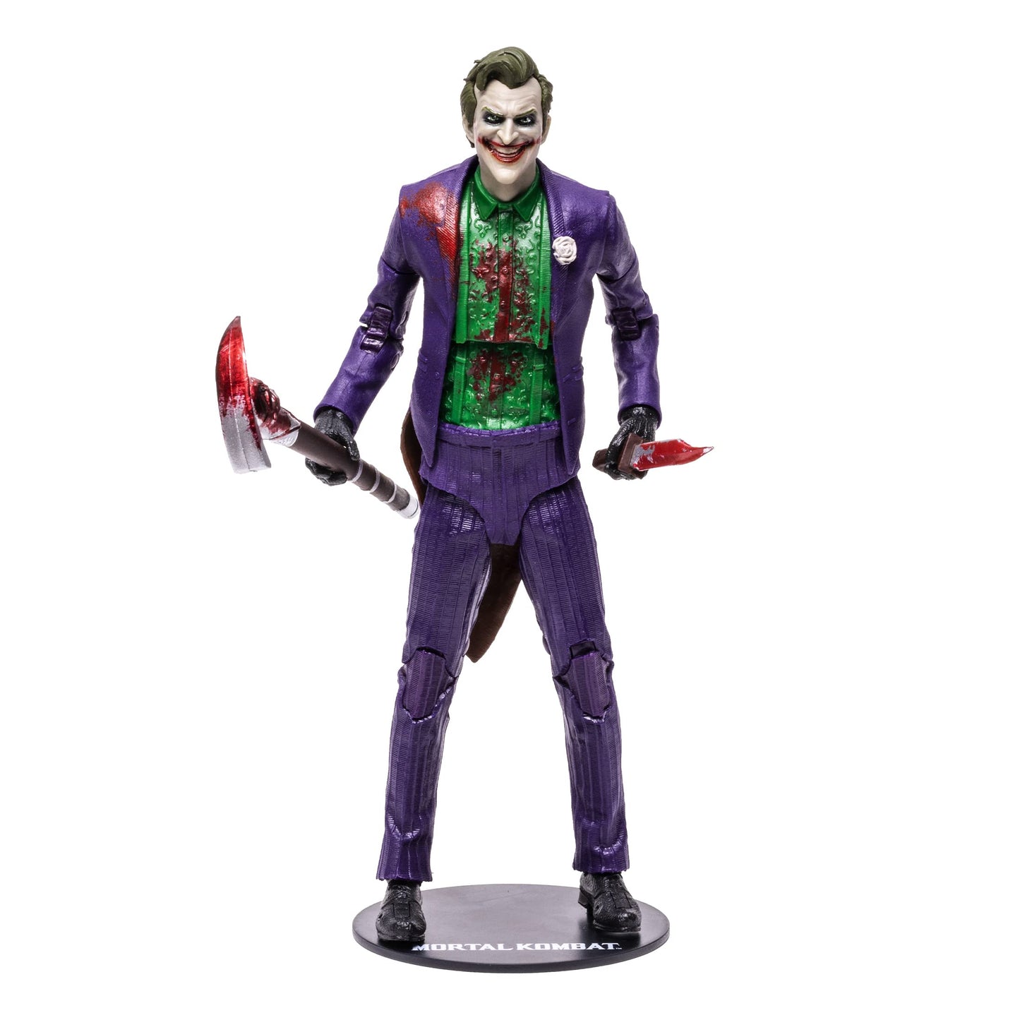 McFarlane Toys Mortal Kombat The Joker (Bloody) 7-inch Action Figure – Accessories