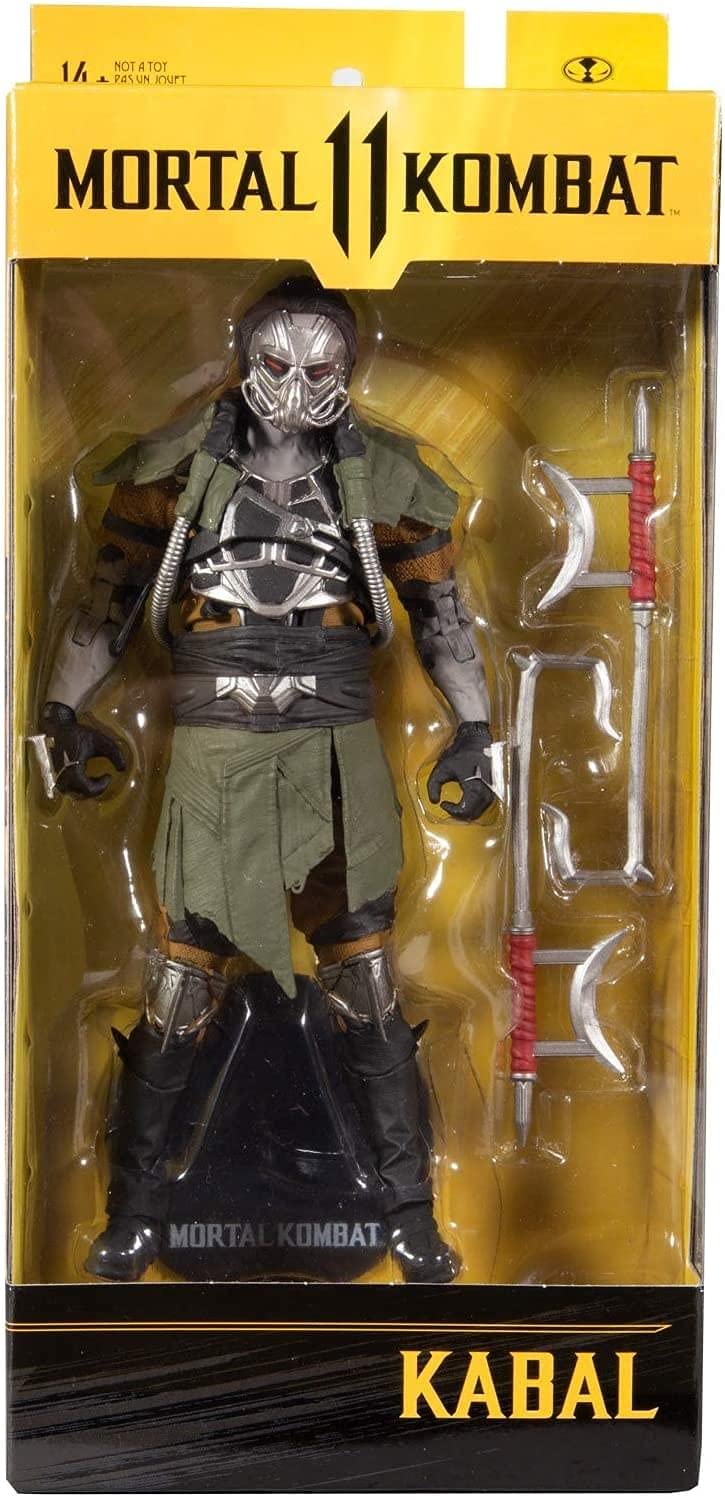 McFarlane Toys Mortal Kombat Kabal: Hooked Up Skin 7-inch Action Figure