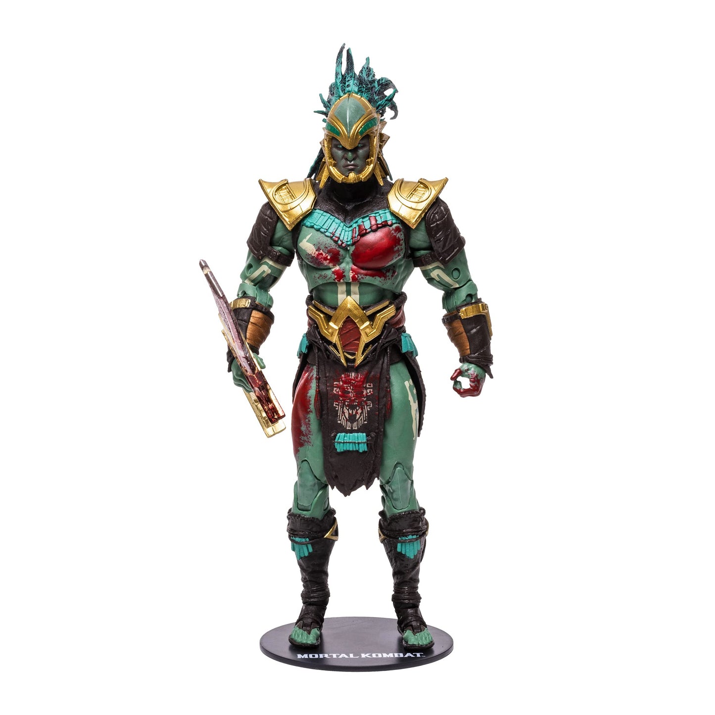 McFarlane Toys Mortal Kombat Kotal Kahn Bloody 7-Inch Action Figure – Ultra Articulation & Accessories