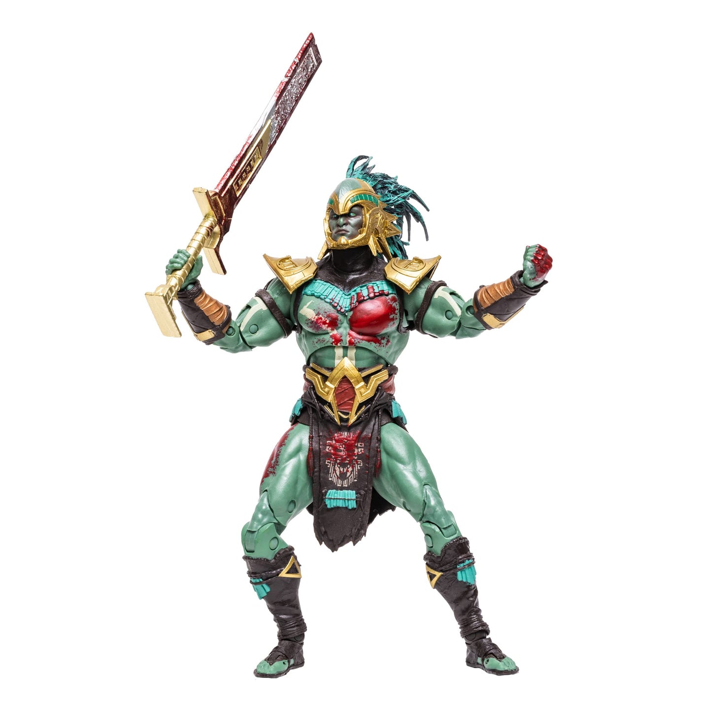 McFarlane Toys Mortal Kombat Kotal Kahn Bloody 7-Inch Action Figure – Ultra Articulation & Accessories