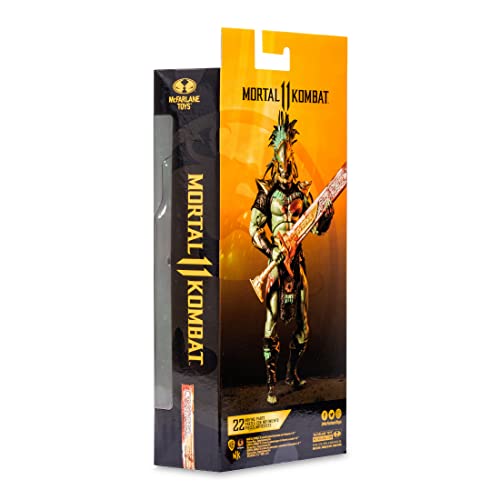 McFarlane Toys Mortal Kombat Kotal Kahn Bloody 7-Inch Action Figure – Ultra Articulation & Accessories