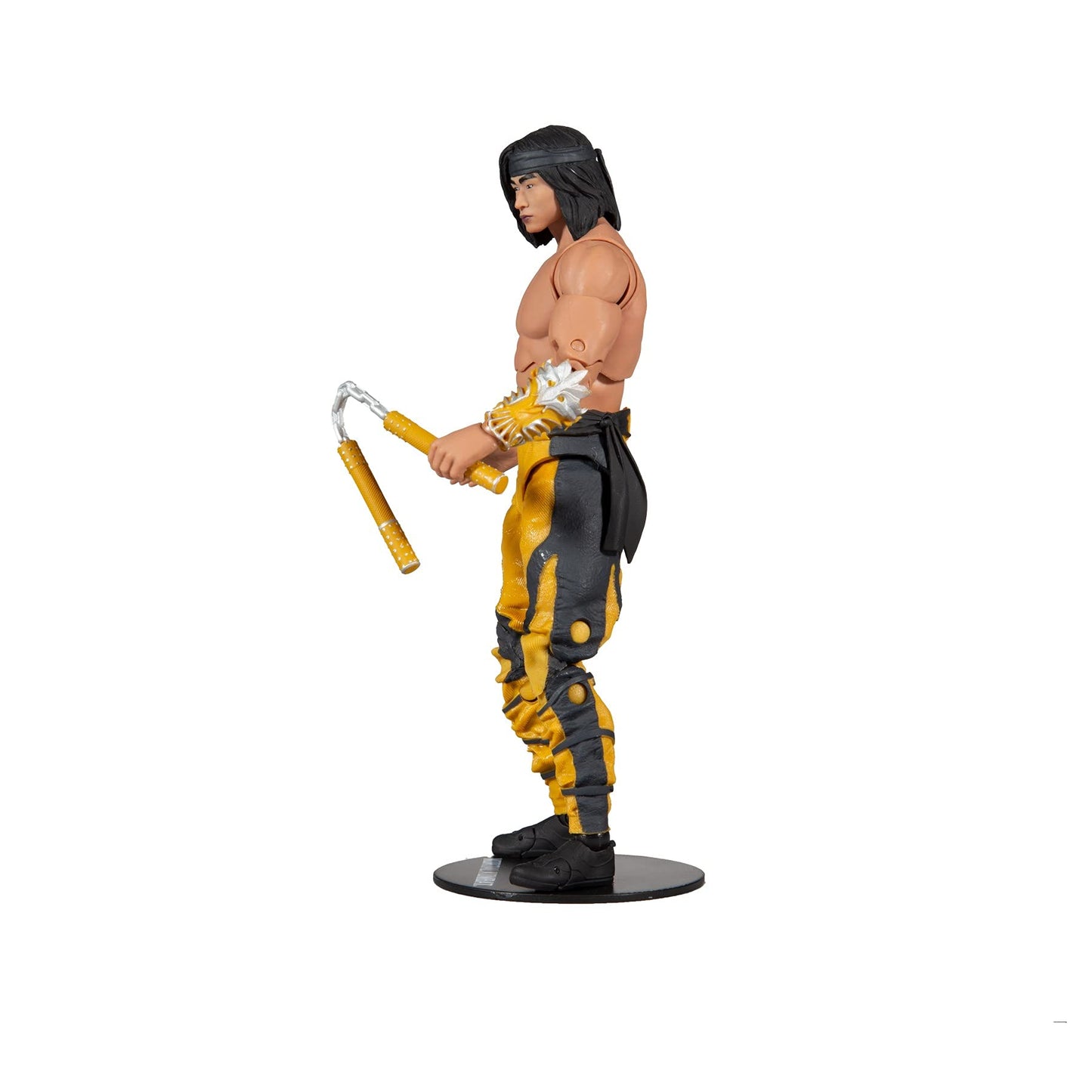 McFarlane Toys Mortal Kombat Liu Kang (Fighting Abbot) 7-inch Action Figure | Ultra Articulation & Accessories