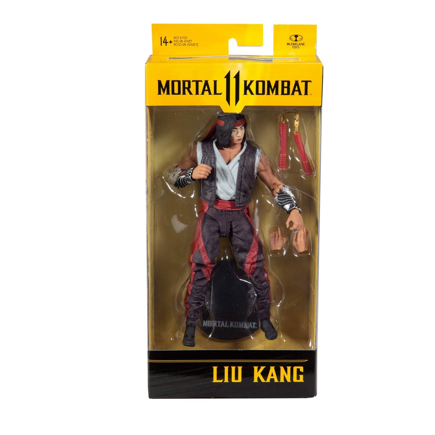 McFarlane Toys Mortal Kombat Liu Kang 7-Inch Action Figure | Ultra Articulation & Art of Wu Shu Skin
